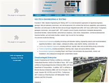 Tablet Screenshot of geotecheng.com